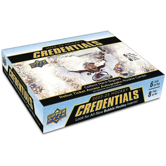 2022-23 Upper Deck Credentials Hockey Hobby Box