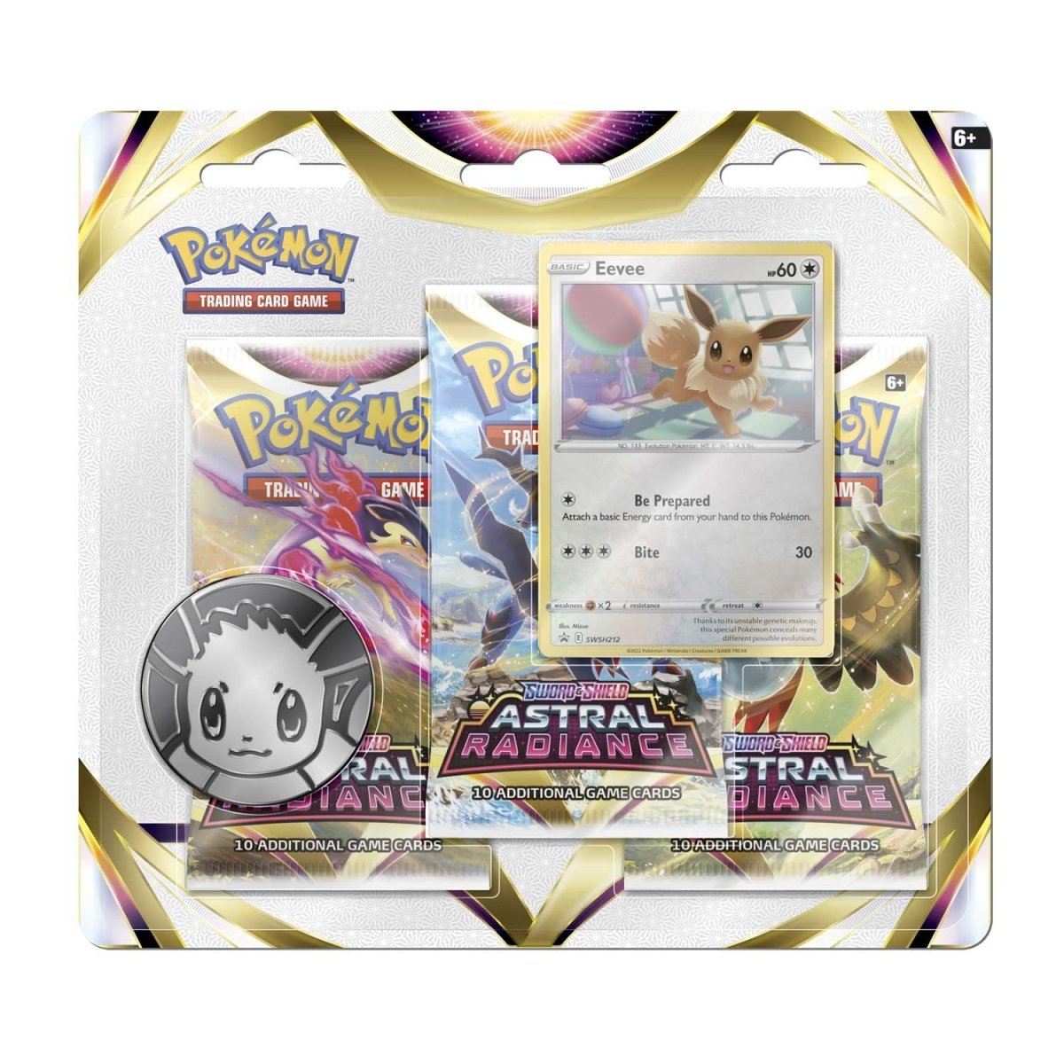Pokémon TCG: Sword & Shield-Astral Radiance 3 Booster Pack