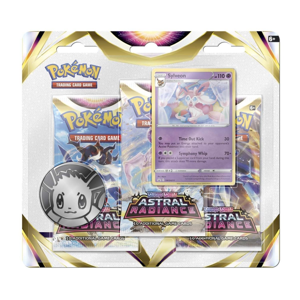Pokémon TCG: Sword & Shield-Astral Radiance 3 Booster Pack