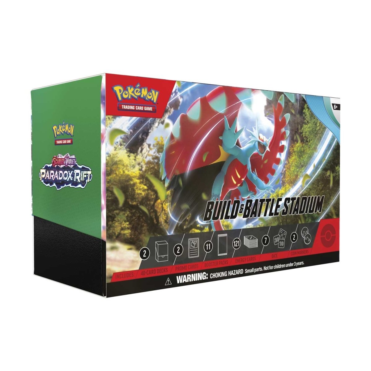 JCC Pokémon : construction et stade de combat de la faille paradoxale Scarlet & Violet