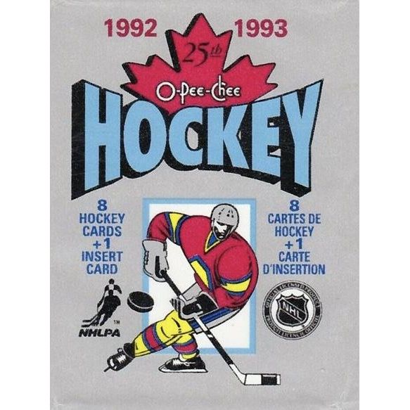 1992-93 Upper Deck O-Pee-Chee Hockey Hobby Pack