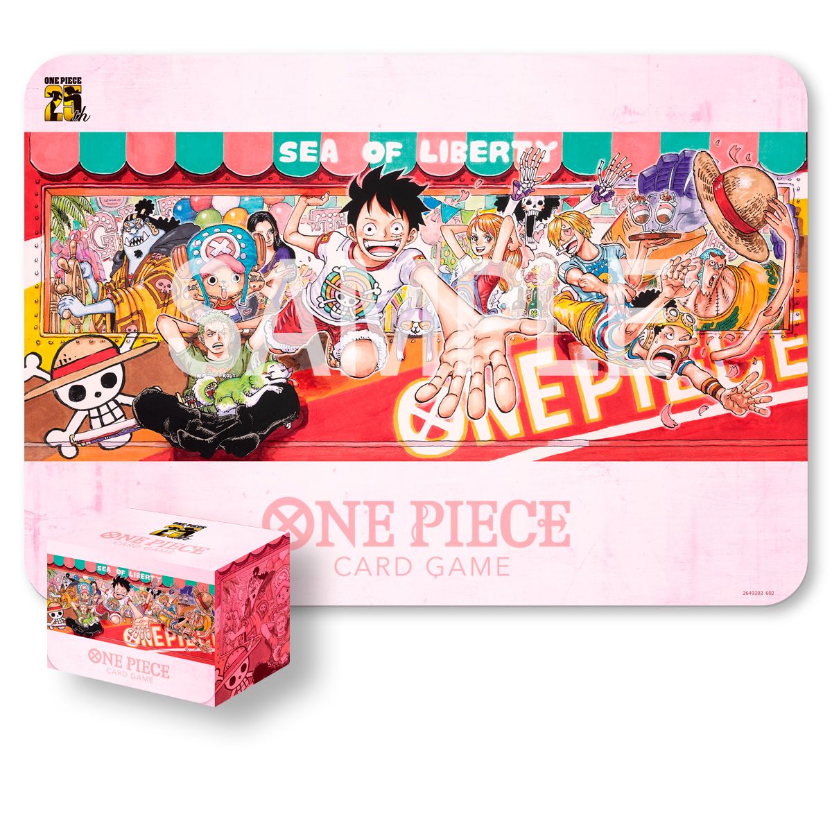 One Piece TCG: 25th Anniversary - Playmat and Card Case Set