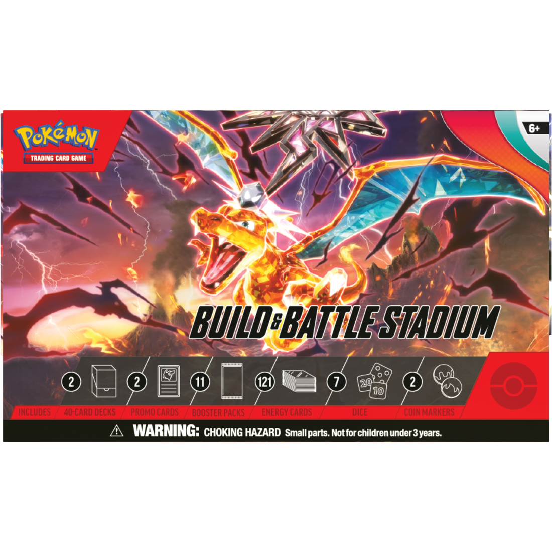 JCC Pokémon : Stade de construction/combat Flammes d'Obsidienne