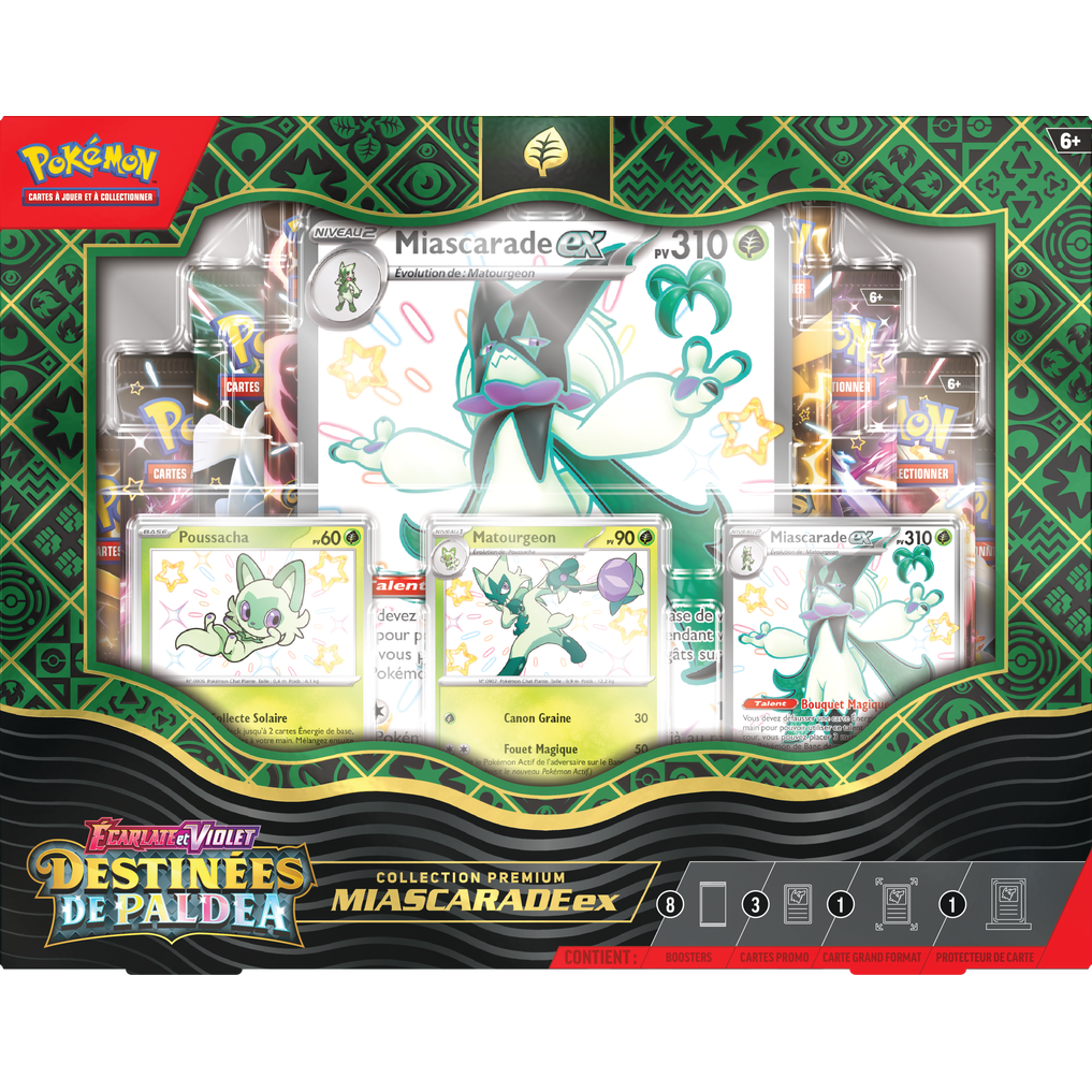 Pokémon TCG: Scarlet & Violet Paldean Fates Ex Premium Collection (French)