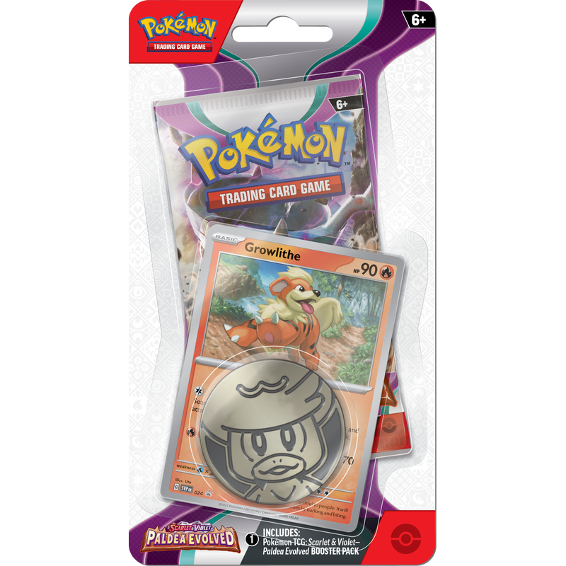 Pokémon TCG: Scarlet & Violet Paldea Evolved Checklane Booster Pack