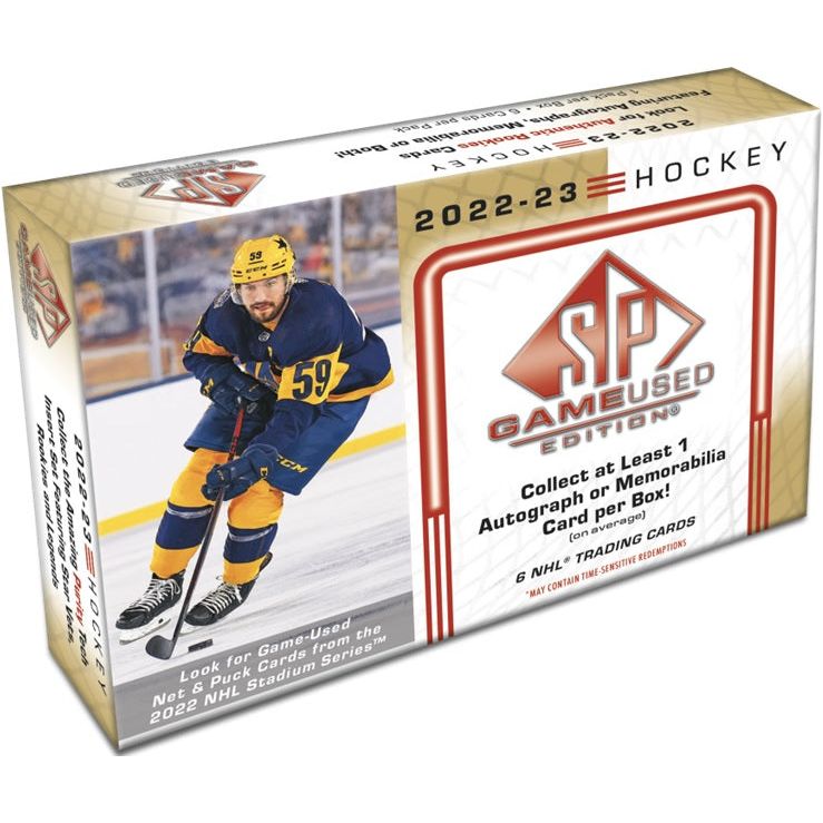 2022-23 Upper Deck SP Game Used Hockey Hobby Box