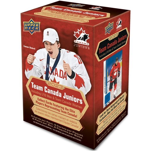 2023 Upper Deck Team Canada Juniors Hockey Blaster Box