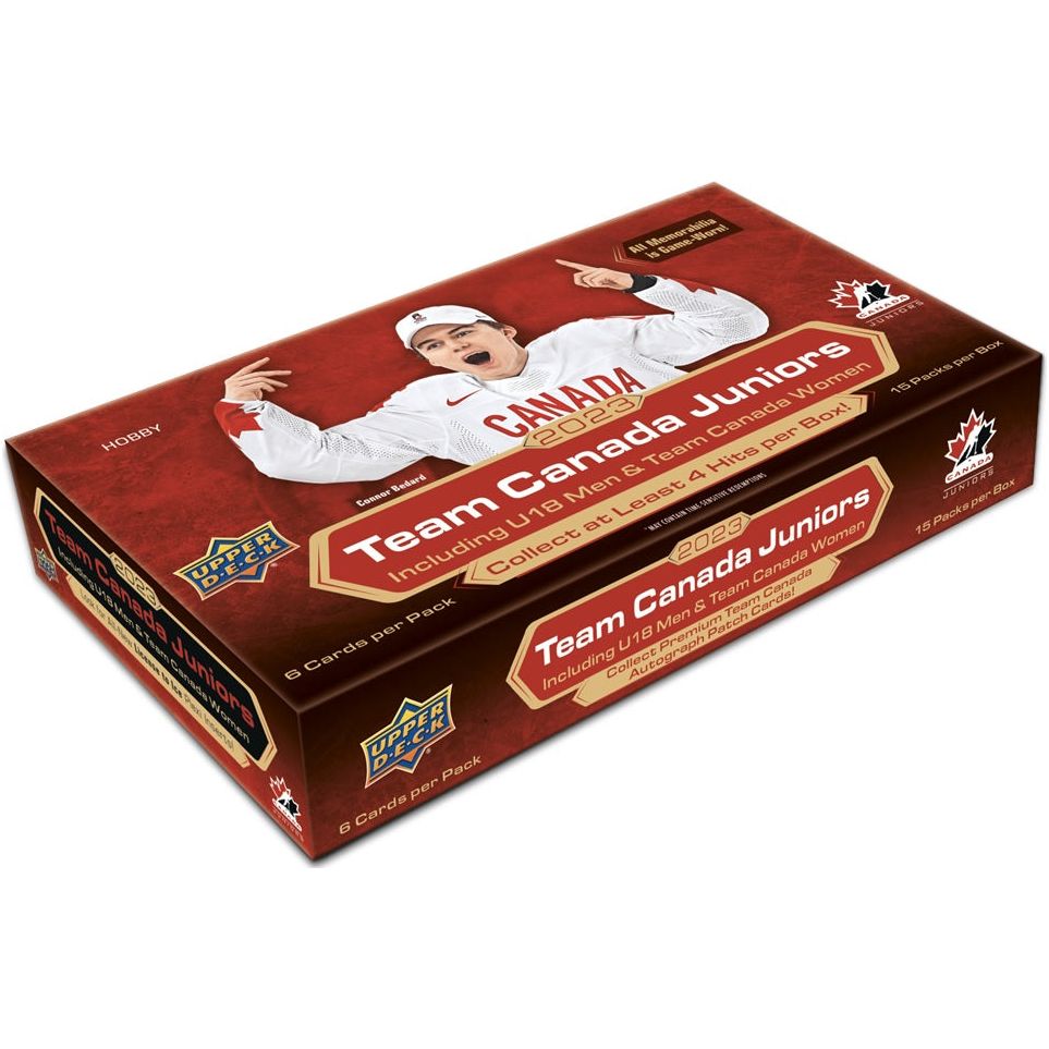 2023 Upper Deck Team Canada Juniors Hockey Hobby Box