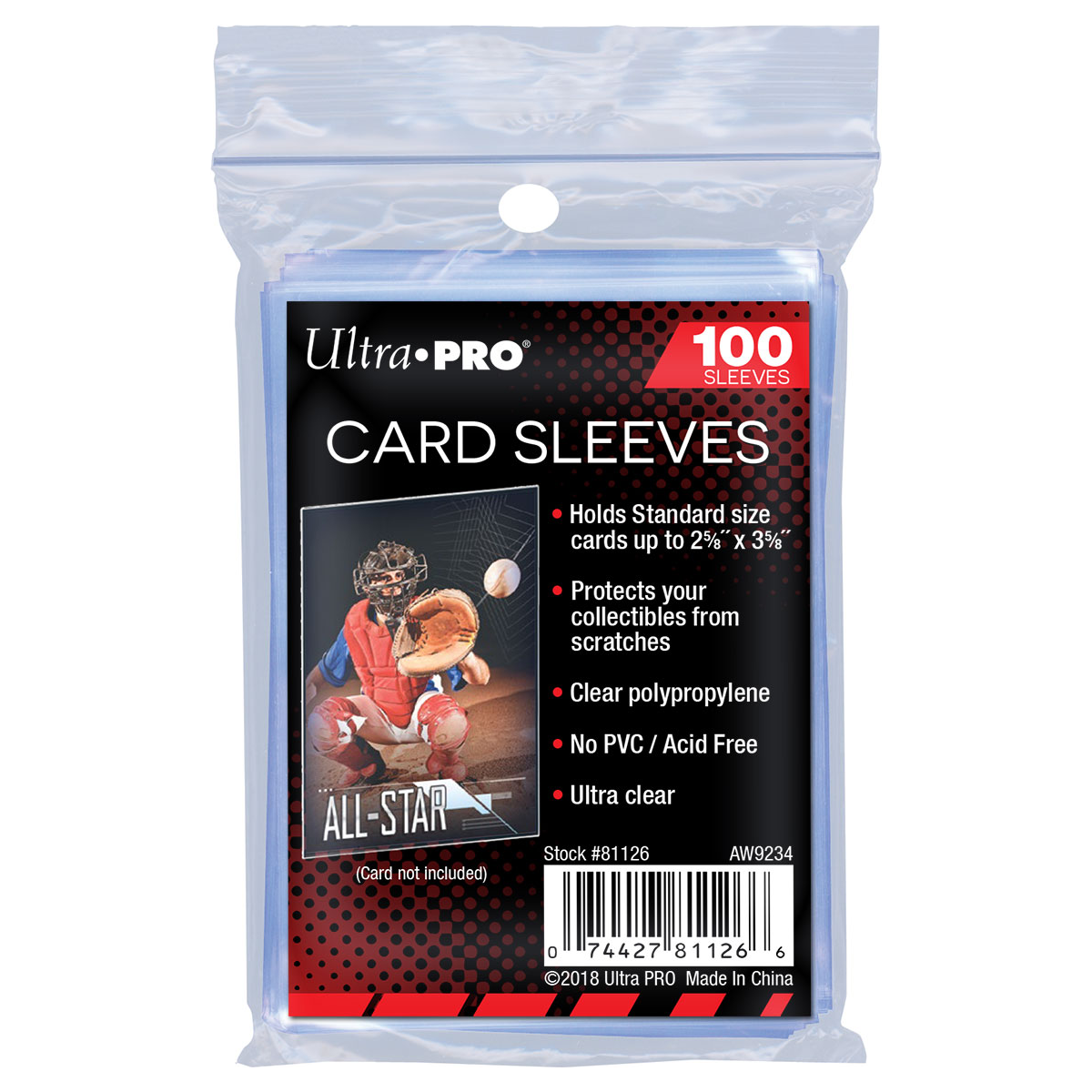 Ultra Pro Soft Card Sleeves 100ct - Sleeves