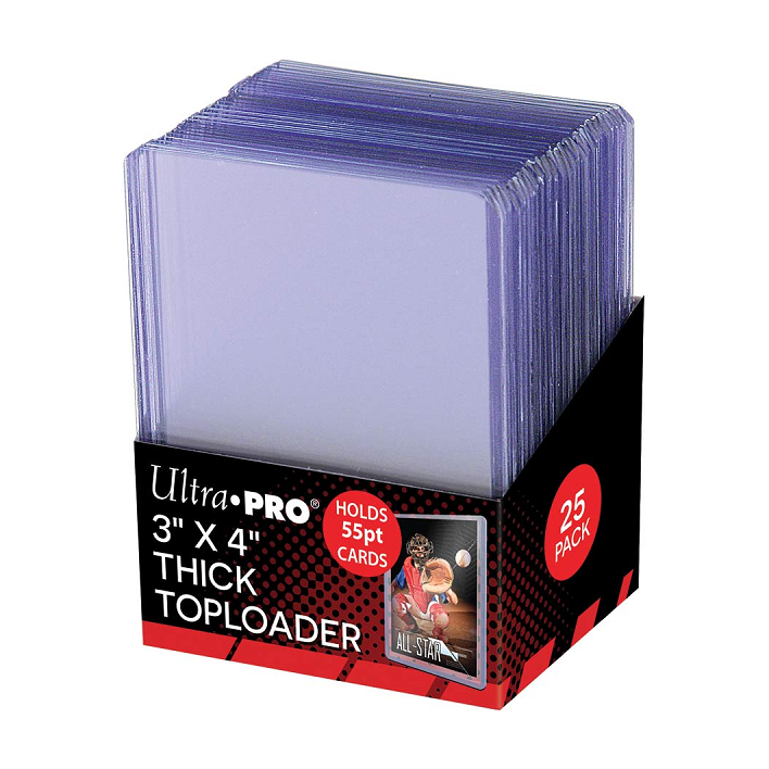 Ultra Pro Topload 3x4 55pt Thick 25ct - Toploader