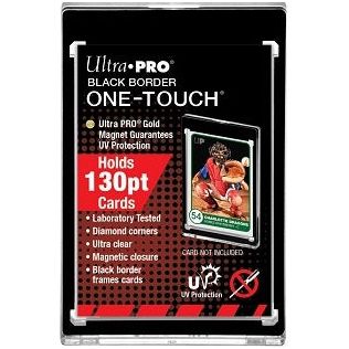 Ultra Pro One Touch 130pt Black Border - One Touch Magnetic Closure