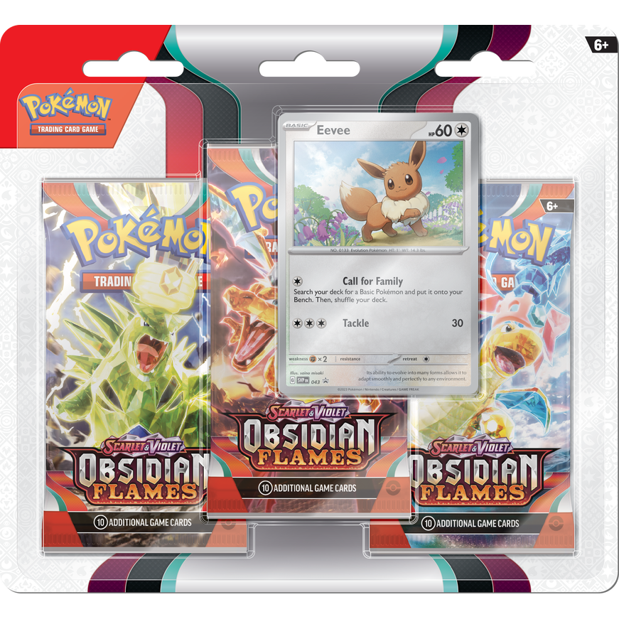 Pokémon TCG: Scarlet & Violet-Obsidian Flames 3 Booster Pack