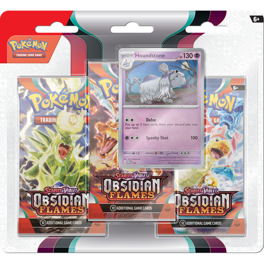 Pokémon TCG: Scarlet & Violet-Obsidian Flames 3 Booster Pack