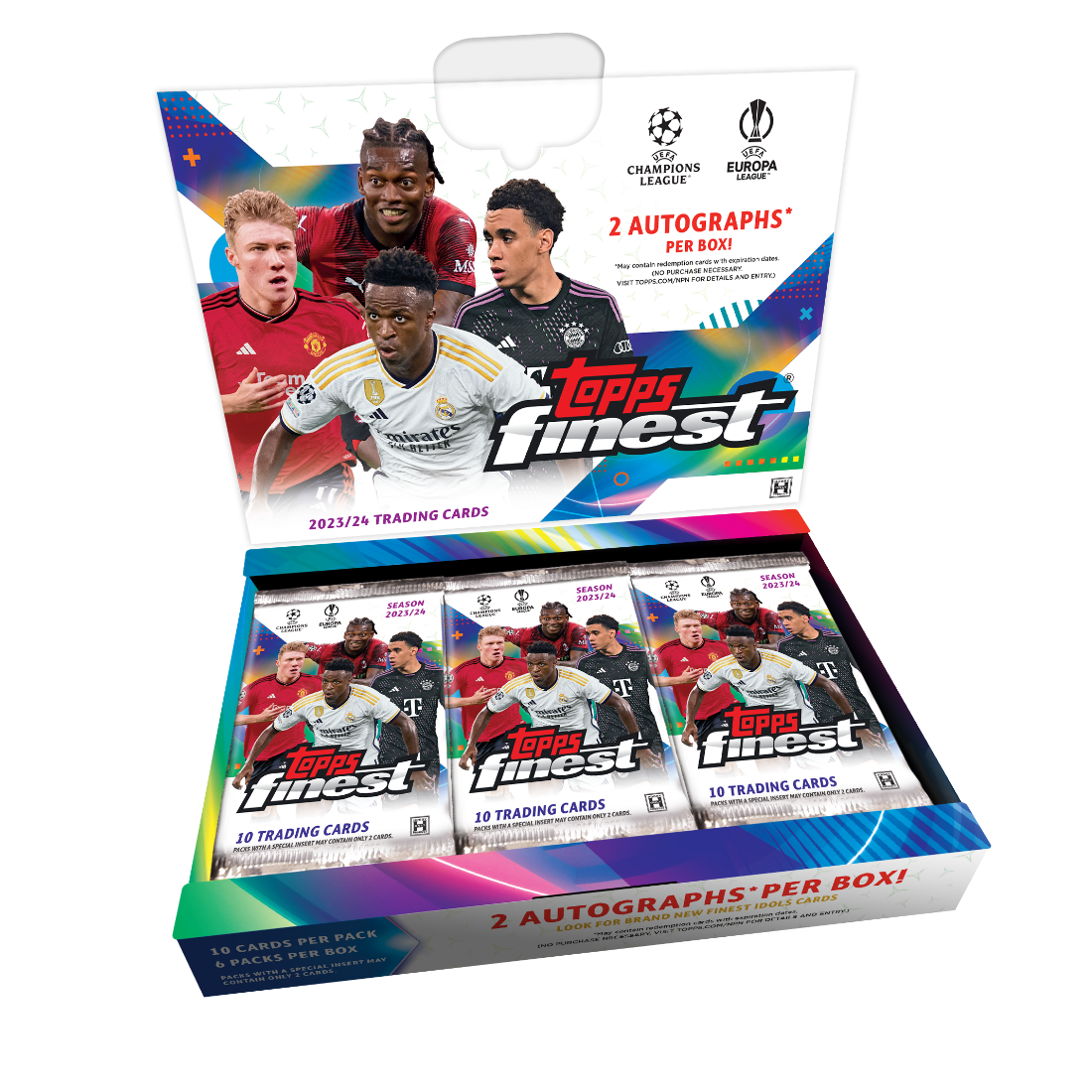 2023-24 Topps Finest UEFA Club Competitions - Hobby Pack