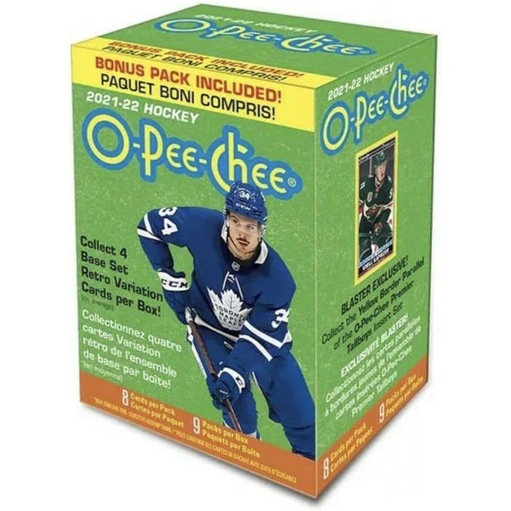 2021-22 Upper Deck O-Pee-Chee Hockey Blaster Box