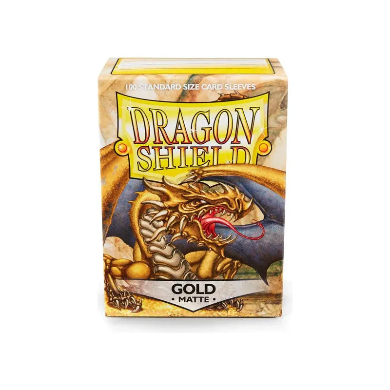 Dragon Shield Sleeves Matte Gold 100ct - Sleeves