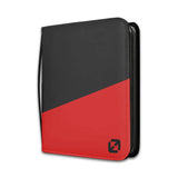 Evoretro 3x3 216 Card Holder (Oversize Item) Black and Red- 9 Pocket Toploader Binder