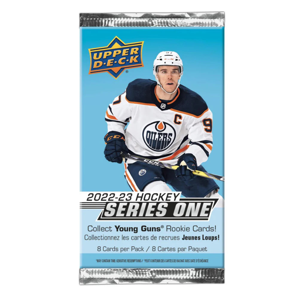 2022-23 Upper Deck Series 1 Hockey Gravity Feed Pack