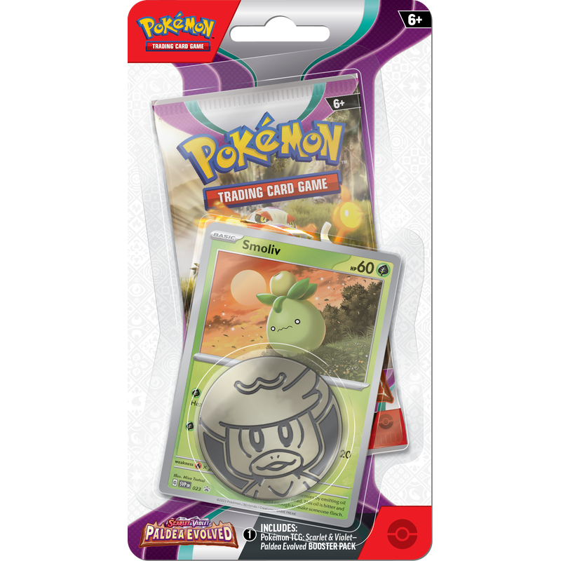 Pokémon TCG: Scarlet & Violet Paldea Evolved Checklane Booster Pack