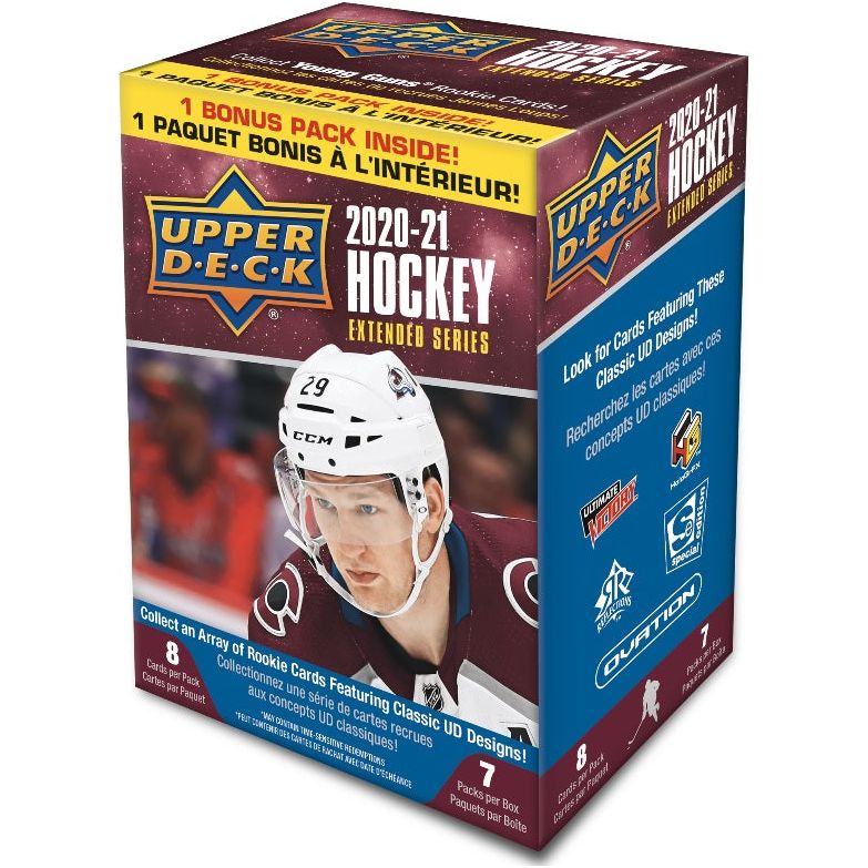 2020-21 Upper Deck Extended Series Hockey Blaster Box