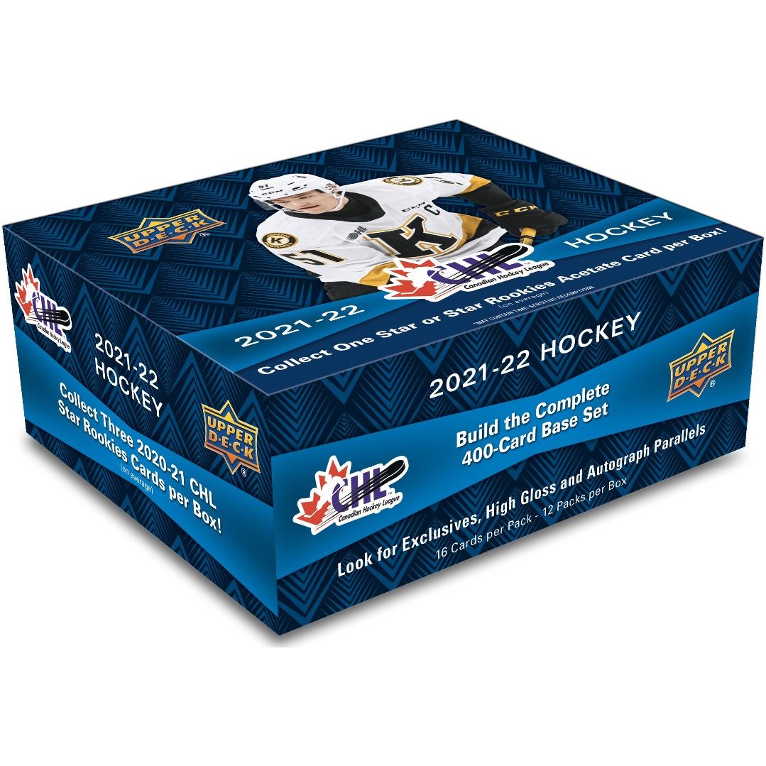 2021-22 Upper Deck CHL Hockey Hobby Box