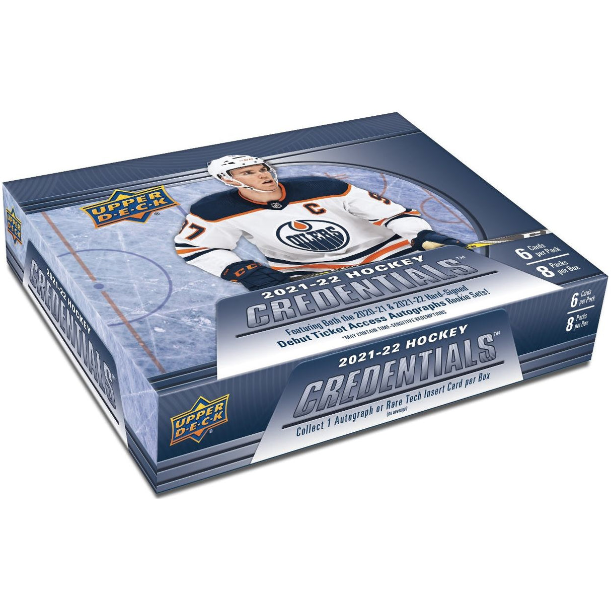 2021-22 Upper Deck Credentials Hockey Hobby Box