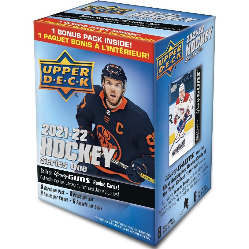 2021-22 Upper Deck Series 1 Hockey Blaster Box