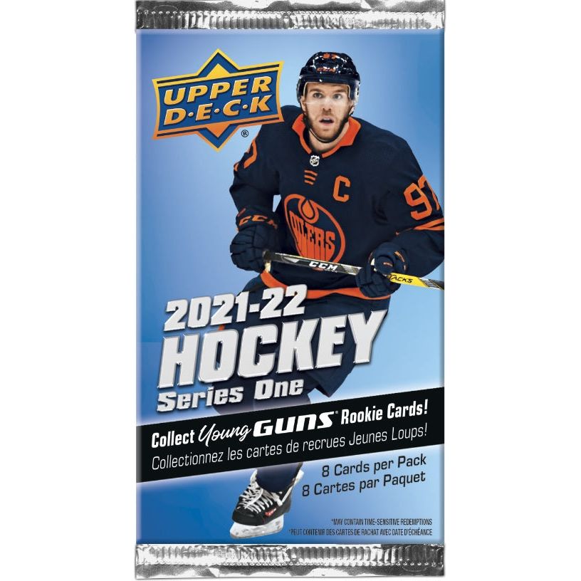 2021-22 Upper Deck Series 1 Hockey Retail Pack