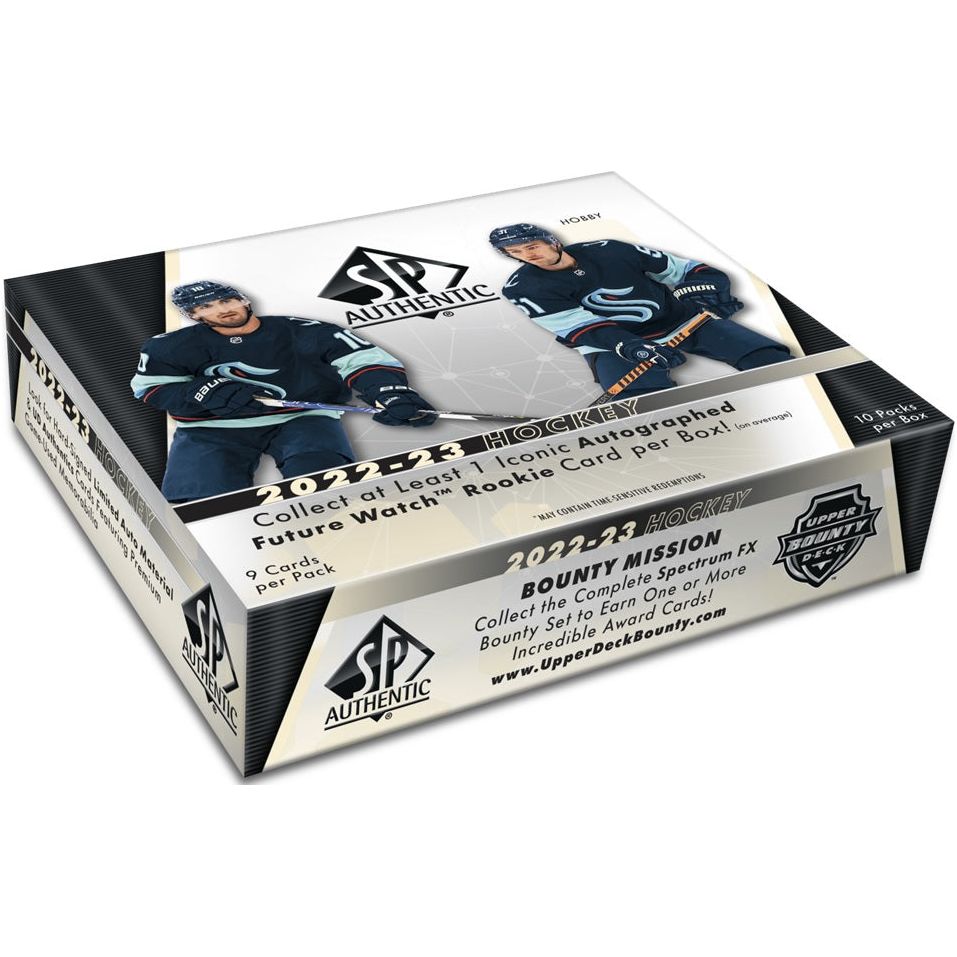 2022-23 Upper Deck SP Authentic Hockey Hobby Box