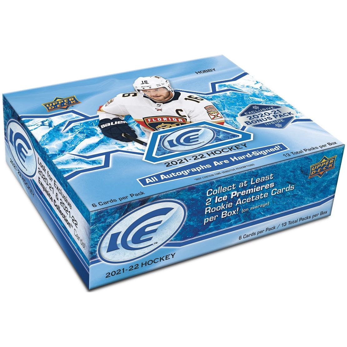 2021-22 Upper Deck Ice Hockey Hobby Box