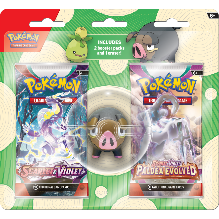 Pokemon TCG: Back To School Eraser Blister Pack