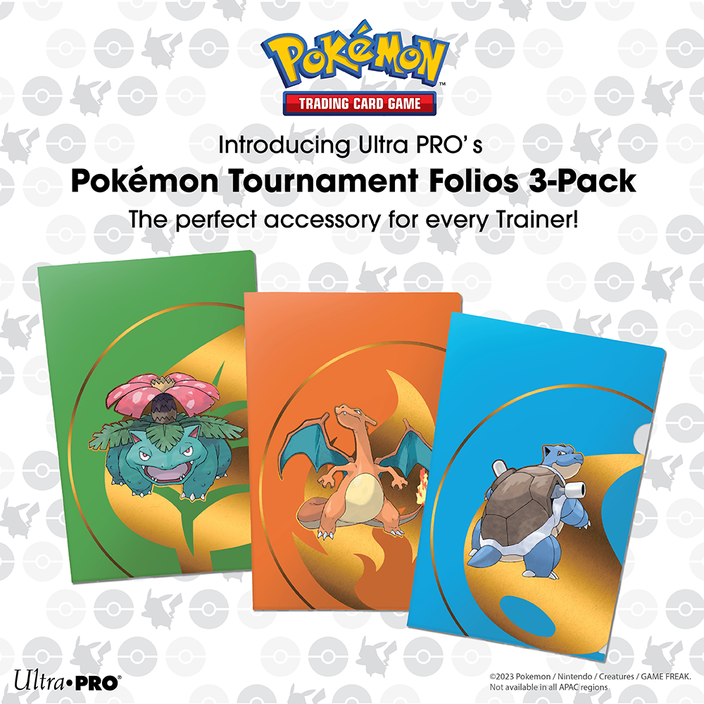 Ultra Pro Binder Pokémon Folio Tournament Pack 3ct - Binder