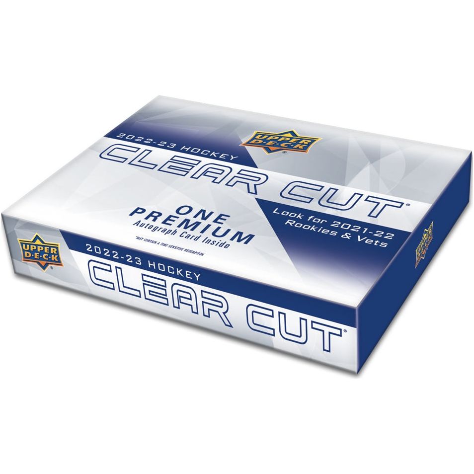 2021-22 & 2022-23 Upper Deck Clear Cut Hockey Hobby Box