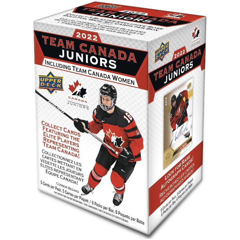 2022 Upper Deck Team Canada Juniors Hockey Blaster Box