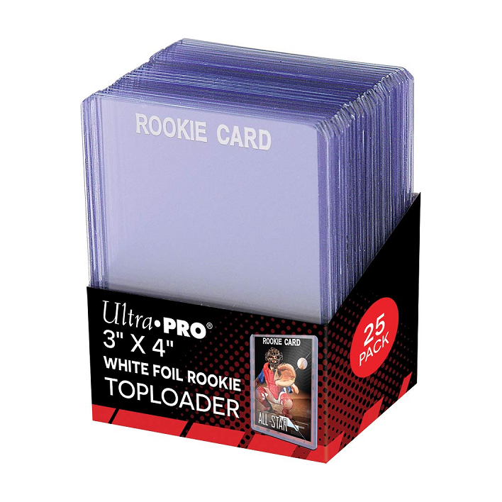 Ultra Pro Topload 3x4 Rookie White 25ct - Toploader