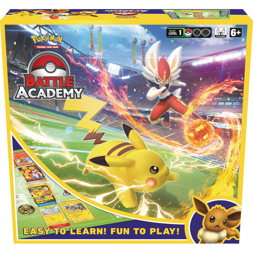 Pokémon TCG: Battle Academy (Cinderace V, Pikachu V & Eevee V)