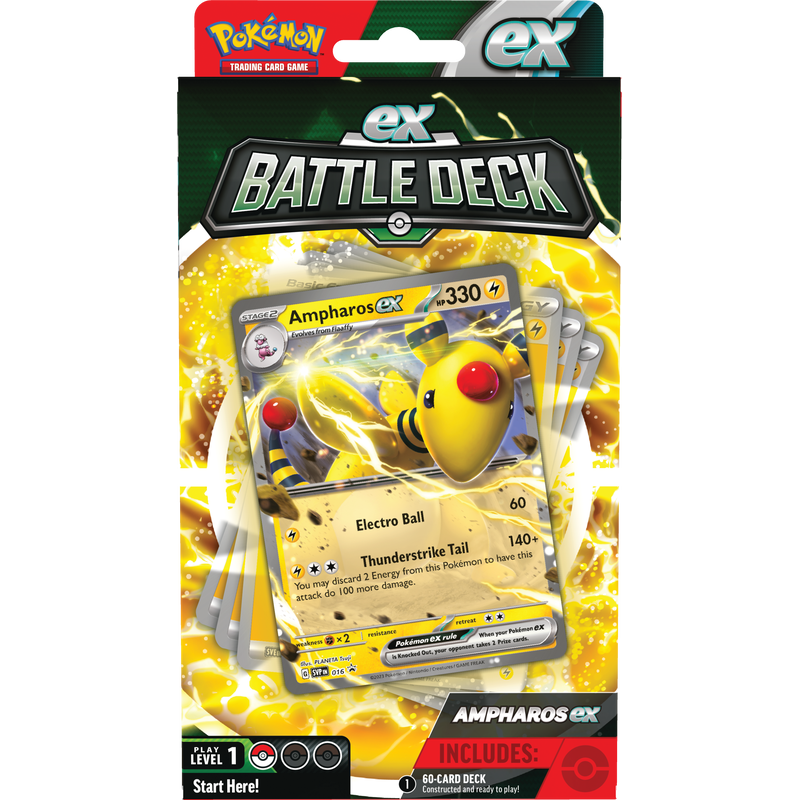 Pokémon TCG: Battle Decks Ampharos Ex/Lucario Ex