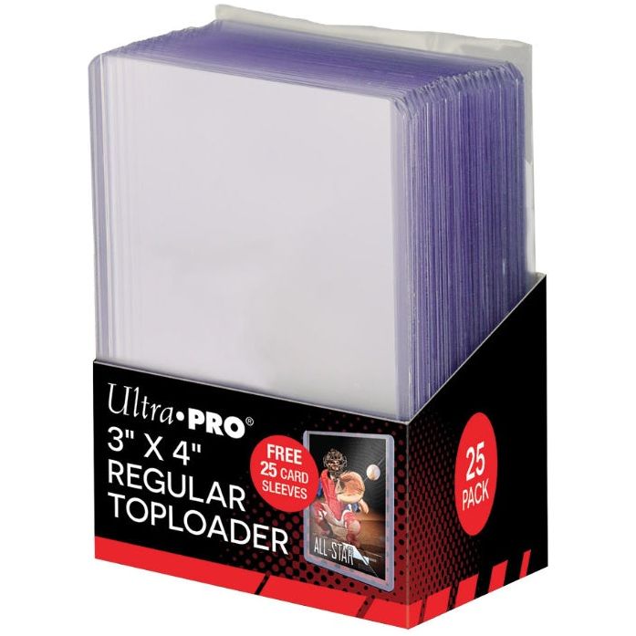 Ultra Pro Topload 3x4 Regular + Sleeves 25ct - Toploader