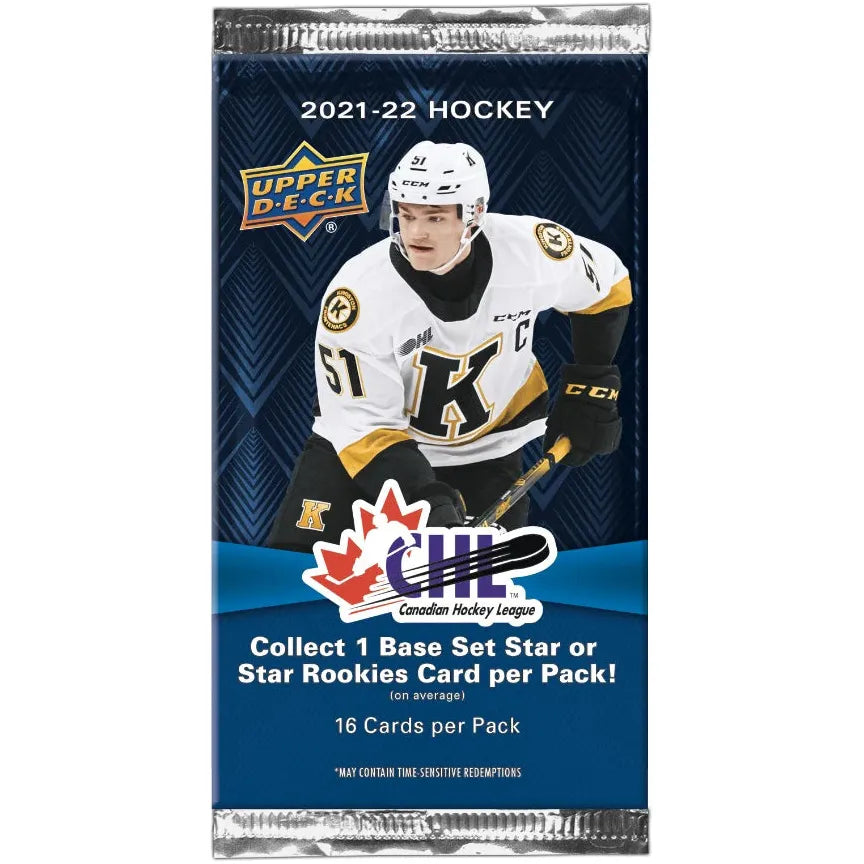 2021-22 Upper Deck CHL Hockey Hobby Pack