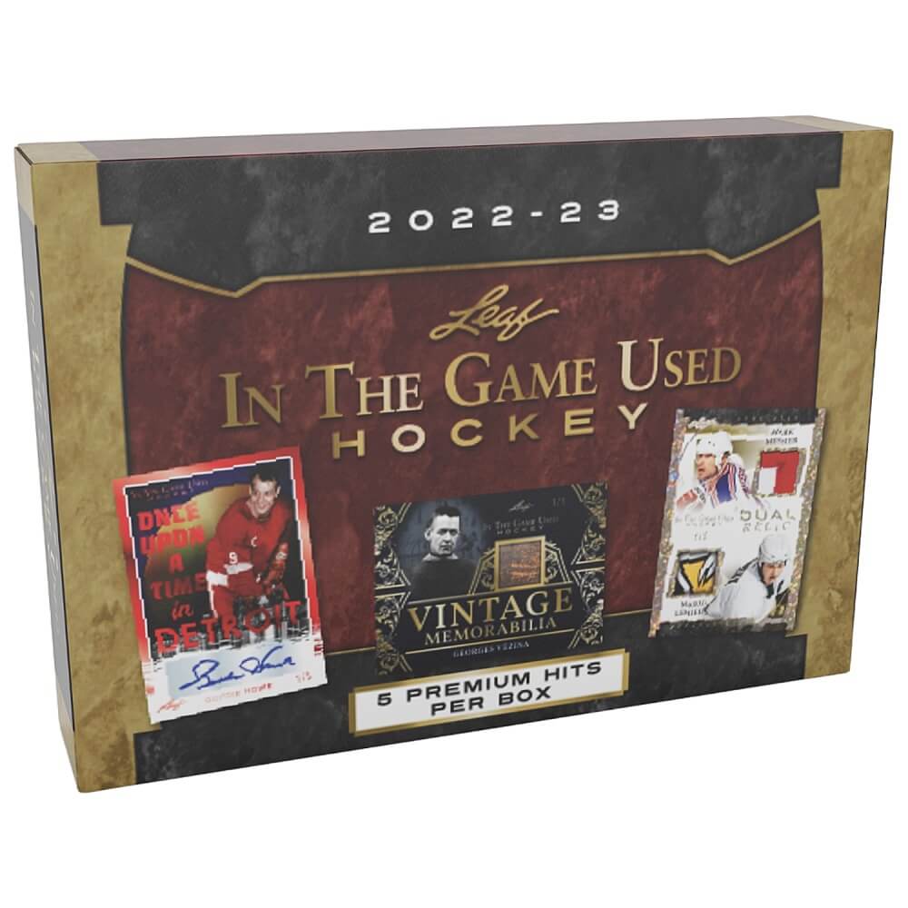 2022-23 Leaf in the Game Used Hockey Hobby Box